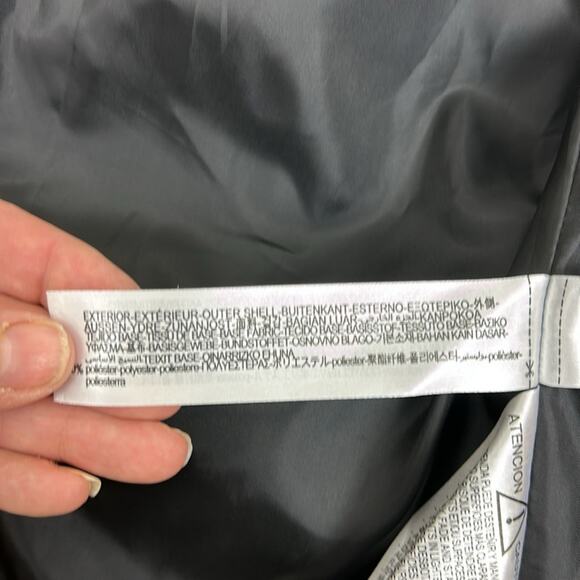 Zara Women’s XS Black Vegan Leather Lined Zip Moto Biker Jacket Boho Chic NEW - Picture 7 of 7